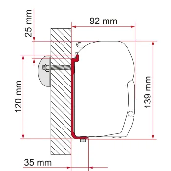 Markisenadapter AS 300
