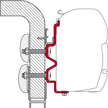 Markisenadapter Hymer Camp, 450 cm