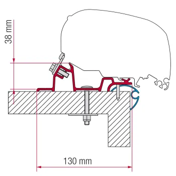 Markisenadapter Kit Caravan Standard