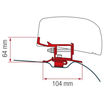 Markisenadapter PSA für F40