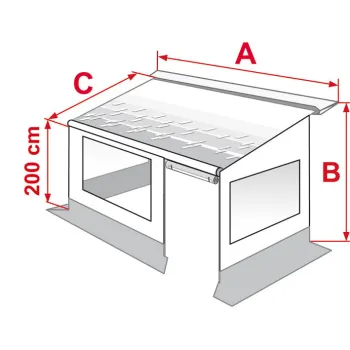 Markisenzelt Privacy Room CS Light und CS Light XL
