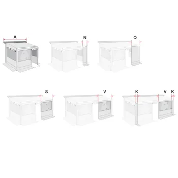 Markisenzelt Privacy Room CS Light und CS Light XL