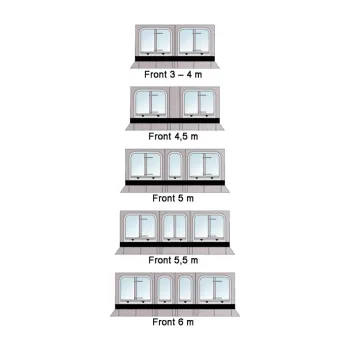Markisenzelt Thule Panorama für TO 5003 und 5200, 4,50 m, XL