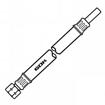 Mitteldruck-Schlauchleitung - G 1/4 LH-ÜM x RST 8 x 400, SB
