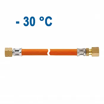 Mitteldruck-Schlauchleitung - G 1/4 LH-ÜM x RVS 8 x 400, lose