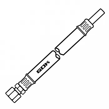 Mitteldruck-Schlauchleitung - RVS 8 x RST 8 x 400, lose