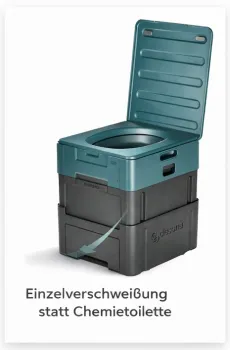 Mobile Verschweiß-Toilette Clesana X1