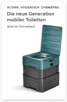 Mobile Verschweiß-Toilette Clesana X1 ProCharge
