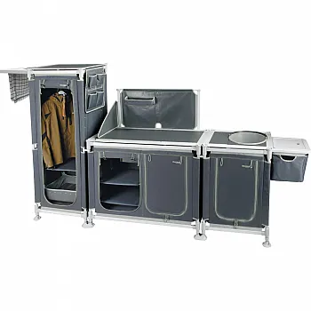 ModuCamp 1-Tür-Schrank, anthrazit -