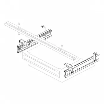 Montagerahmen Thule Slide-Out V16 Ducato 400 -