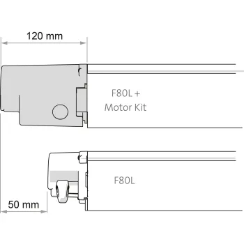 Motor Kit Compact F80L, schwarz
