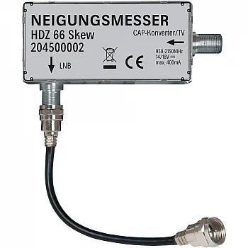 Neigungsmesser HDZ 66 Skew für Sat-Anlage BAS 66 Skew -