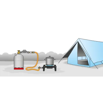 Niederdruckregler Camping - 30 mbar, lose