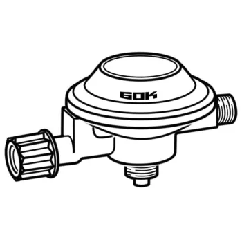Niederdruckregler Camping GAZ X G 1/4 LH-KN, 50 mbar