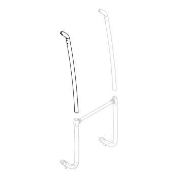 Oberer Tragarm Thule Excellent LV, silber