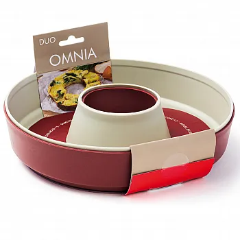 Omnia Silikonform - 2 Stück rot, beige