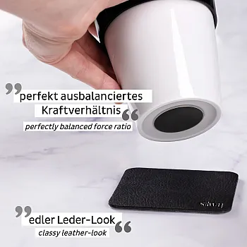 Porzellan-Kaffeebecher TO-GO-CUP - 350 ml, 2er-Set
