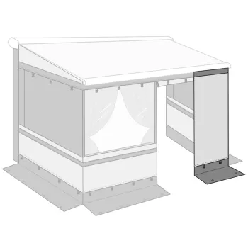 Privacy Room Light Frontpanele - Frontwanderweiterung, 40 cm