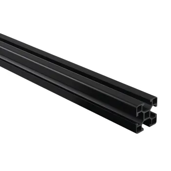 Profil 30 x 30 mm, schwarz eloxiert, 1,95 m