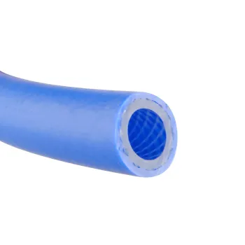 PVC-Heißwasserschlauch, blau, 5 m