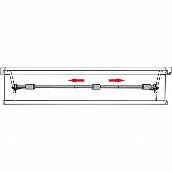 Querstange Magicrafter - 250 - 400 cm