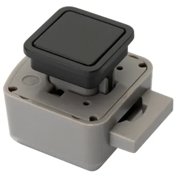 R-EVOLUTION Schließsystem eckig CV schwarz matt, lose