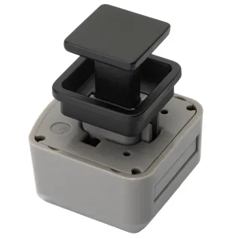 R-EVOLUTION Schließsystem eckig CV schwarz matt, lose