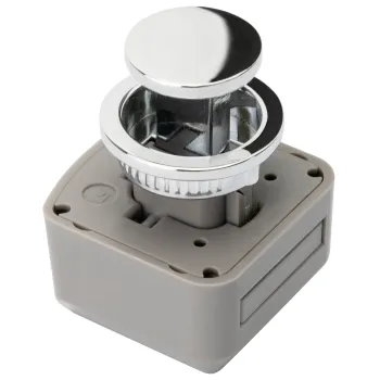 R-EVOLUTION Schließsystem rund chrom glänzend, lose