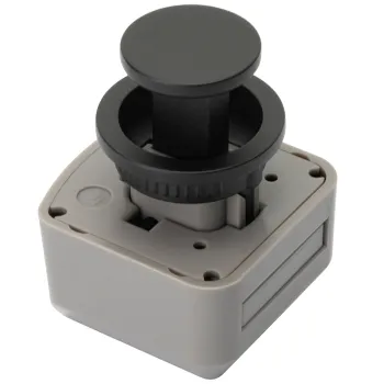 R-EVOLUTION Schließsystem rund schwarz matt, lose