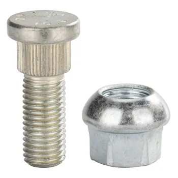 Radbolzen/Radschrauben M12 x 1,50 x 25 GWL, silbergrau