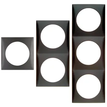 Rahmen anthrazit, 2-fach