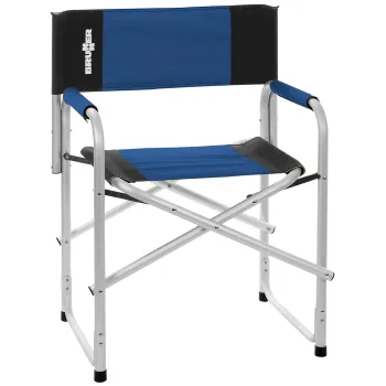 Regiestuhl Bravura, blau, schwarz