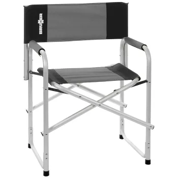 Regiestuhl Bravura, grau, schwarz