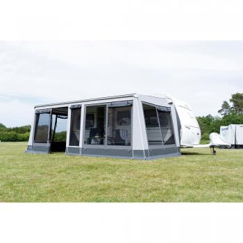 WIGO-Markisen-Set Rolli Plus Lounge, Größe 5, Umlaufmaß 841 - 875 cm, Auszug 2,5 m -