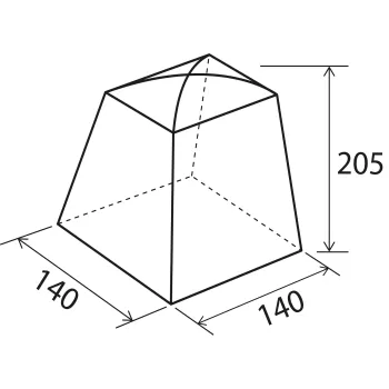 Sanitär- und Mehrzweckzelt Sanity