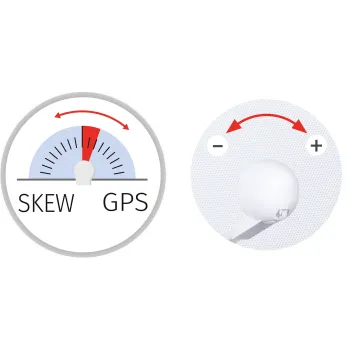 Sat-Anlage AS4 80 SKEW Ultrawhite inkl. TV A.I.O. Smart, 19" (47 cm)