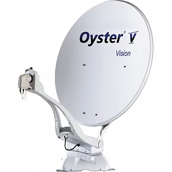 Sat-Anlage Oyster V Vision 85 Single Skew, weiß -