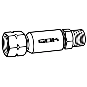 Schlauchbruchsicherung, 50 mbar