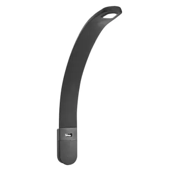 Schwanenhalsleuchte, schwarz