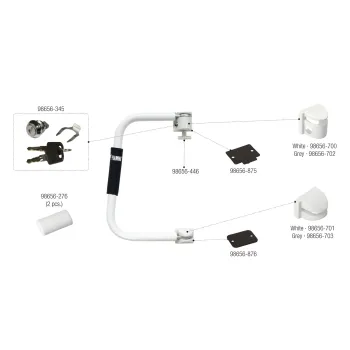 Security Bügel und Einstiegshilfe, weiß