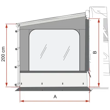 Seitenwand Side W Pro F45, F65, F80