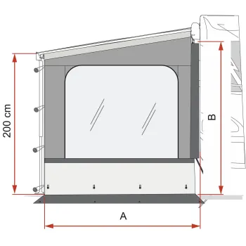 Seitenwand Side W Pro F65, F80 Ducato