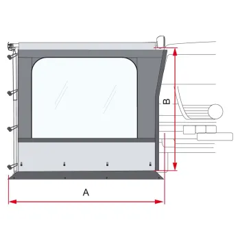 Seitenwand Side W Pro Van F43 270