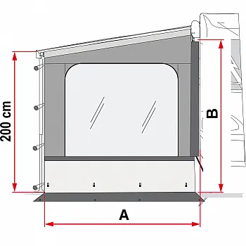 Seitenwand Side W Pro - XXL F45