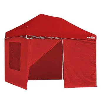 Seitenwandset Zebò Classic, 450 cm, rot