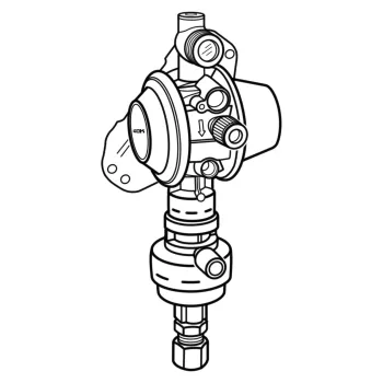 Sicherheits-Gasdruck-Regelanlage Caramatic DriveOne, vertikal, 50 mbar