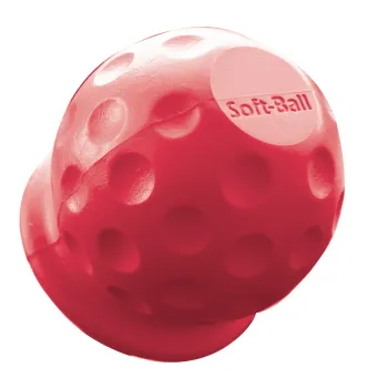 Soft-Ball - Schutzkappe für Anhängerkupplung, rot