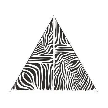 Sonnensegel TC-Zip Canvas“ Africa, Zebra Druck