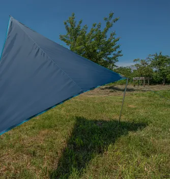 Sonnensegel Zip Canvas" New Zealand, New Zealand sepia blue