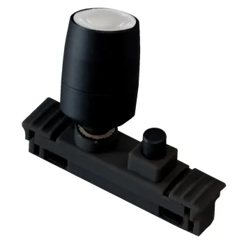 Spot mit Schalter, schwarz